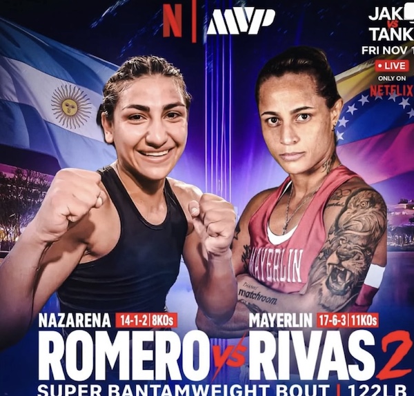 Rivas vs. Romero el 11 de noviembre en Hollywood