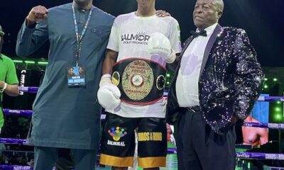 Yusuf Adeniji conquisto faja pluma WBA-Africa en Laos