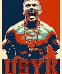 Oleksandr Usyk inamovible número uno del boxeo.