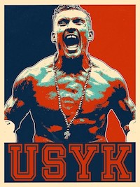 Oleksandr Usyk inamovible número uno del boxeo.