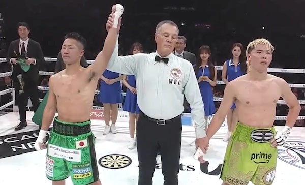Takuma Inoue conquista faja gallo ante Tenshin Nasukawa.