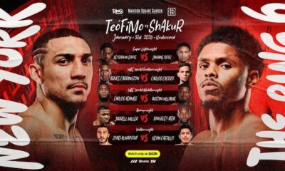 Teófimo López y Shakur Stevenson con buen undercard