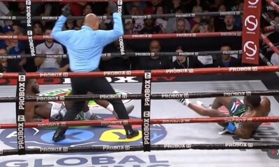 James gana por decisión a Martínez en combate de caídas simultáneas