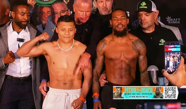 Cruz y Roach superan la báscula; Fulton falla 