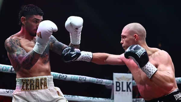 Combate entre Zerafa y Tszyu  terminó de forma abrupta y polémica.