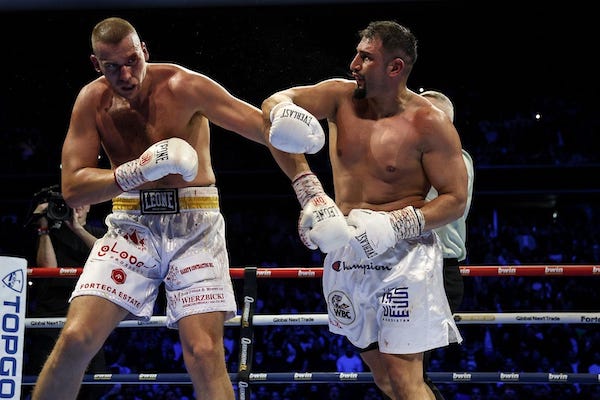 Agit Kabayel demolió a Damian Knyba