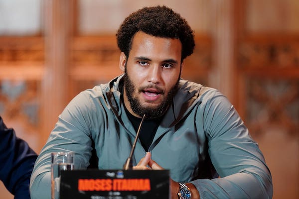 Se lesiona Itauma y pospone su combate con Franklin