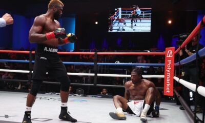 Efe Ajagba liquidó Charles Martin en Las Vegas