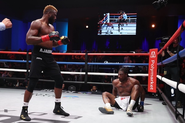 Efe Ajagba liquidó Charles Martin en Las Vegas