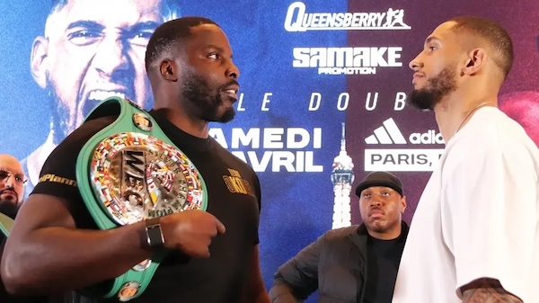 Yoka y Okolie se enfrentarán el 25 de abril en París.