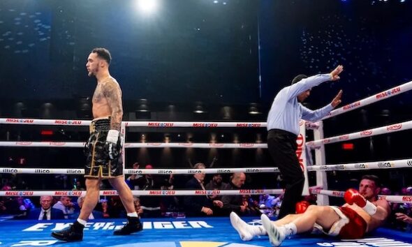 Steven Butler noquea a Ramadan Hiseni.