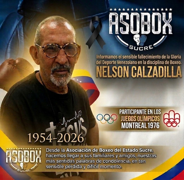 Adiós a Nelson Calzadilla: emblema del boxeo olímpico venezolano