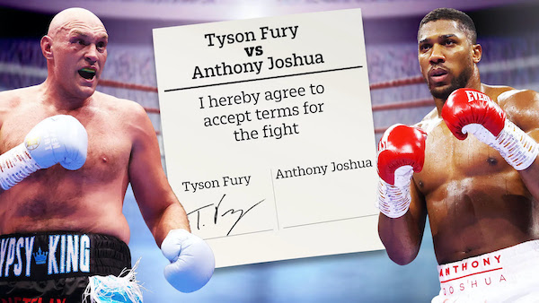 Fury solo espera que Joshua firme la pelea