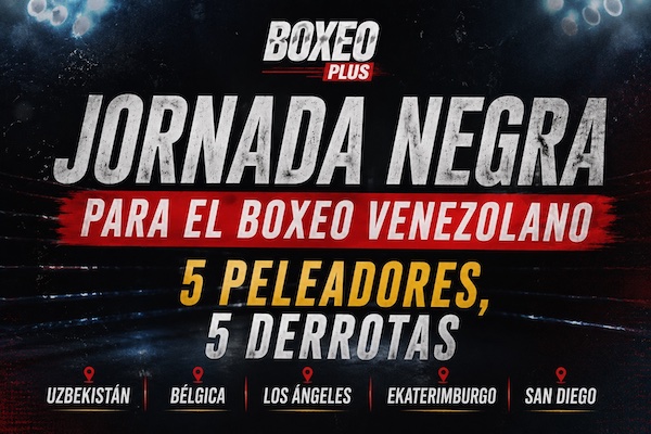 Fin de semana negro para el boxeo venezolano.