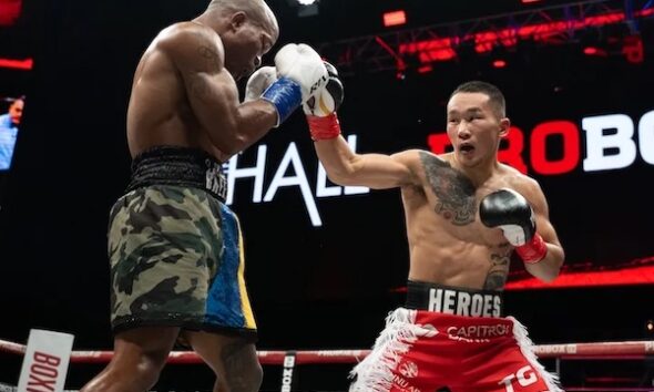 Tsendbaatar Erdenebat se impone por decisión a Cobia Breedy