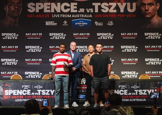 Spence Jr. regresa para enfrentar a Tszyu.
