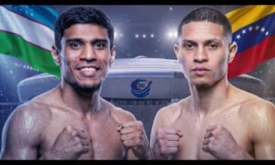 Venezolano Mosqueda contra Akhmadaliev en Uzbekistán.