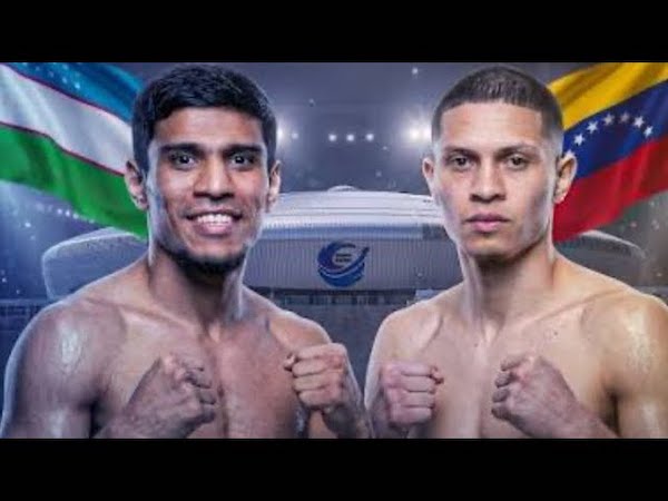 Venezolano Mosqueda contra Akhmadaliev en Uzbekistán.
