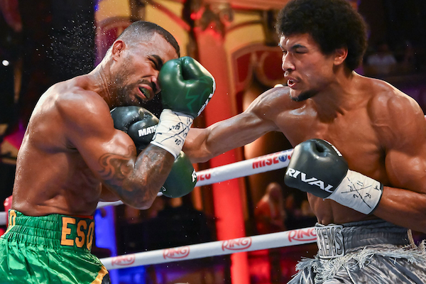 Wilkens Mathieu TKO 8 al veterano Esquiva Falcao