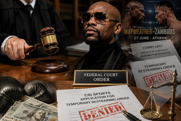 Mayweather gana el primer round legal