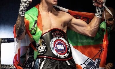 Tejada arrolló a Caraballo y conquista el título WBA Iberoamericano