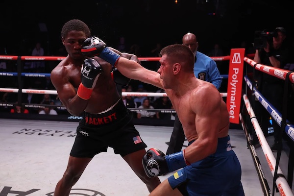 Jalil Hackett supera la prueba de Sergiy Derevyanchenko 