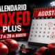 Calendario Boxeo Plus del 7 al 29 de agosto.