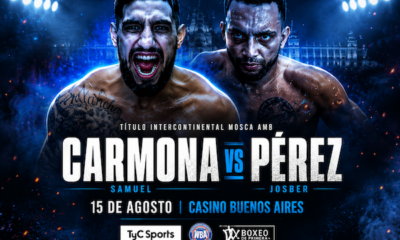 Josber Pérez ante una prueba de fuego frente a Samuel Carmona.