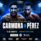 Josber Pérez ante una prueba de fuego frente a Samuel Carmona.