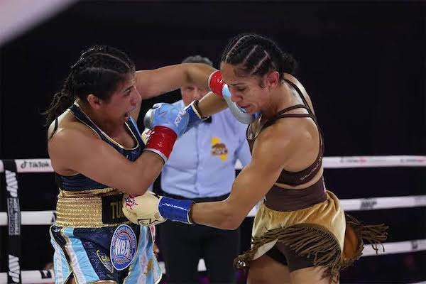 Amanda Serrano retuvo sus coronas exigida al máximo 