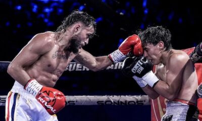 Yoel Finol regresó victorioso al boxeo profesional.