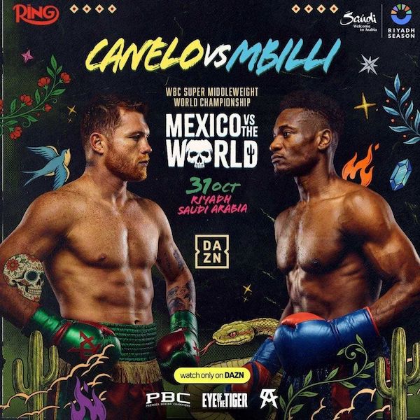 Canelo y Mbilli cumplen con controles de VADA.