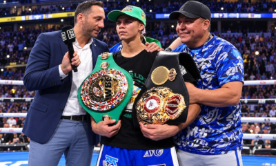 Yoreme Mendoza sorprendió a Sandoval y le quitó fajas WBC-WBA