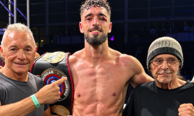 Navarro Jr. emuló a su padre en combate que terminó en trifulca.