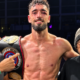 Navarro Jr. emuló a su padre en combate que terminó en trifulca.