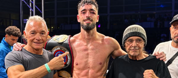 Navarro Jr. emuló a su padre en combate que terminó en trifulca.