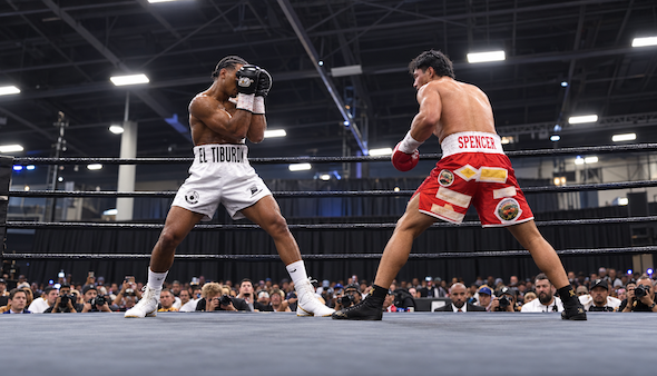 Jocksan Blanco perdió el invicto ante Spencer en un fallo que dejó dudas.