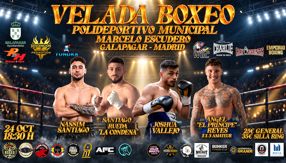Galapagar acoge este sábado una gran velada de boxeo.