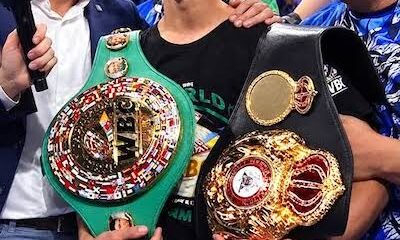 Yoreme Mendoza sorprendió a Sandoval y le quitó fajas WBC-WBA