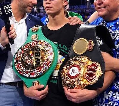 Yoreme Mendoza sorprendió a Sandoval y le quitó fajas WBC-WBA